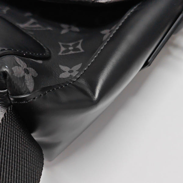 VOYAGER PM Monogram Coated Canvas Black