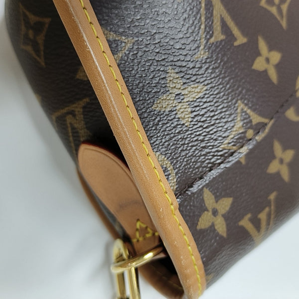 DIANE Monogram Coated Canvas Brown