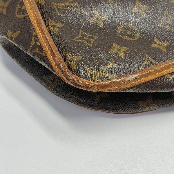 MENILMONTANT PM Monogram Coated Canvas Brown