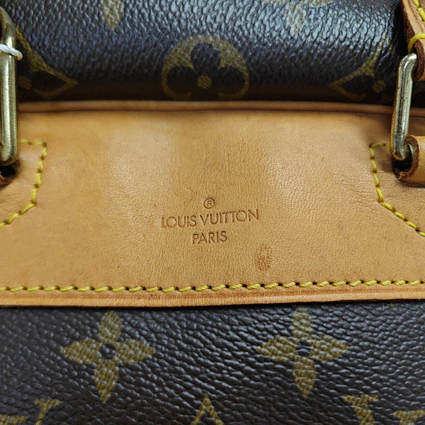 DEAUVILLE Monogram Coated Canvas Brown