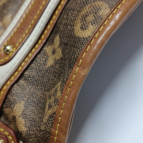 Monogram Coated Canvas Brown