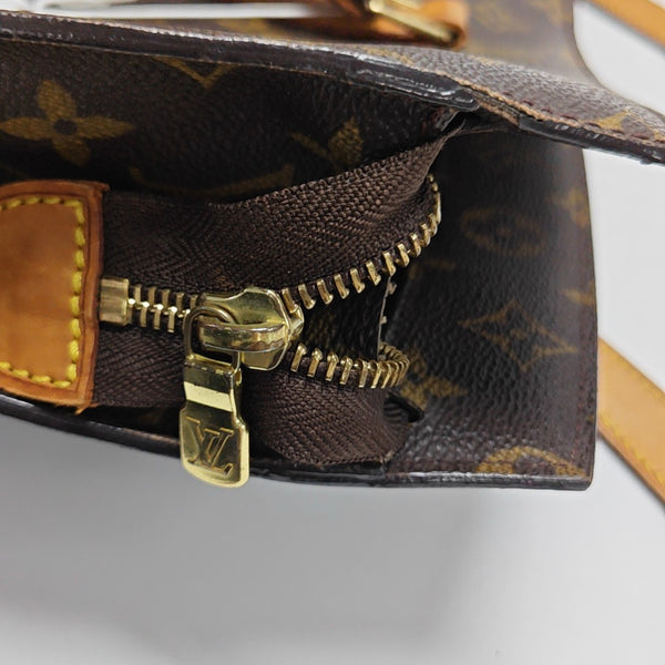 VINTAGE BABYLONE Monogram Coated Canvas Brown