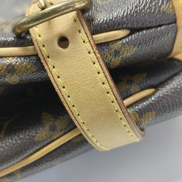BATIGNOLLES MM Monogram Coated Canvas Brown