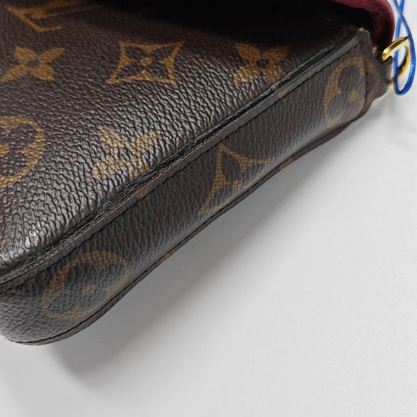 FÉLICIE Monogram Coated Canvas Brown