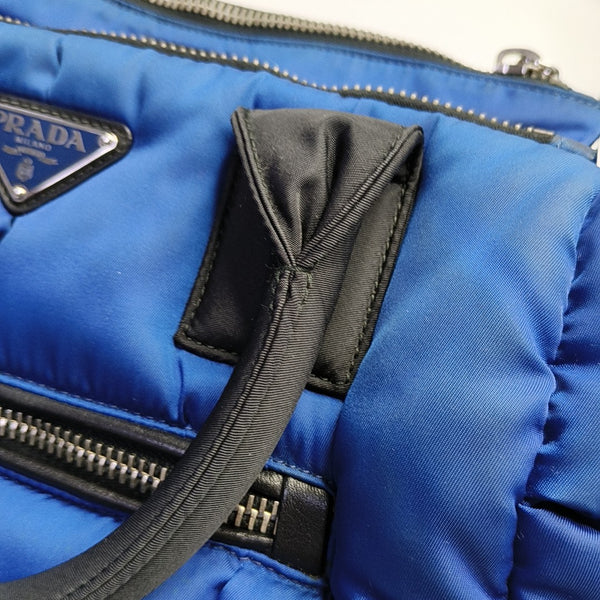 Quilted Nylon Blue