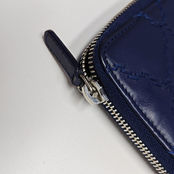Quilted Calfskin Blue