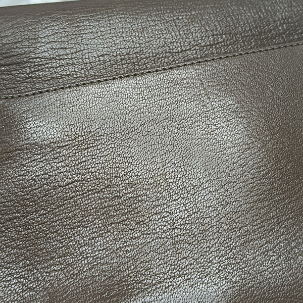Calfskin Shoulder Bag Brown