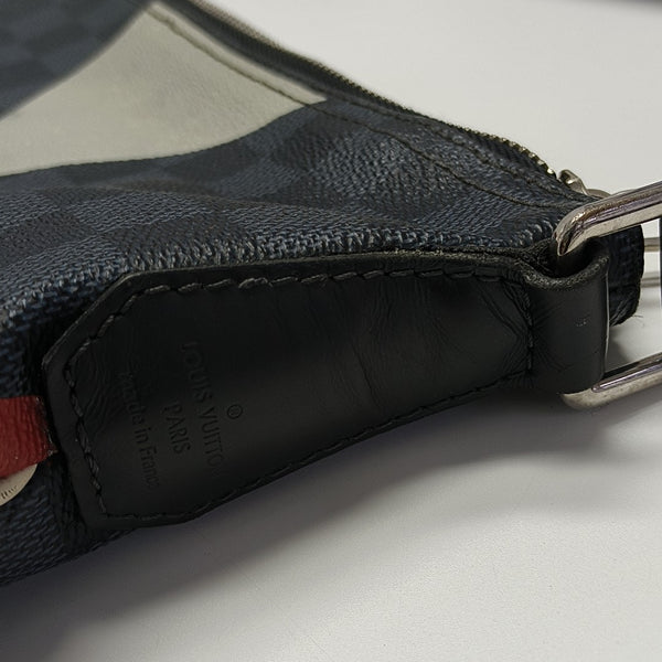 MICK PM Damier Coated Canvas Blue