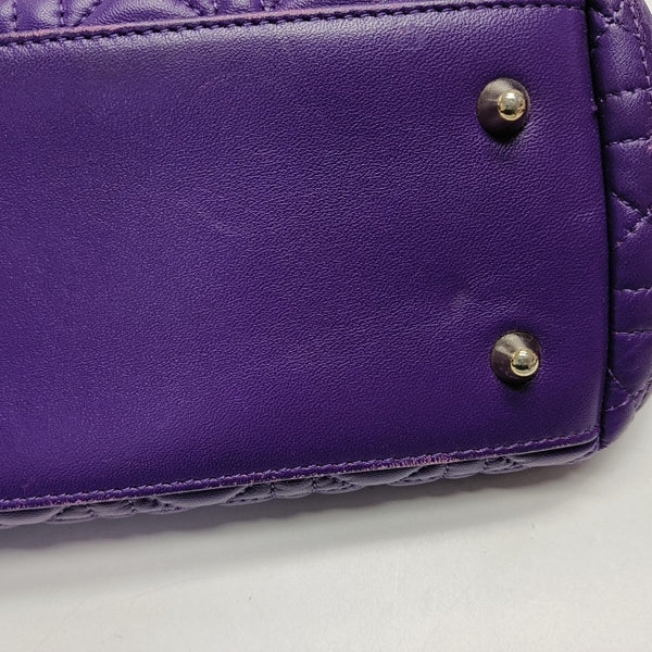 Dior Soft Cannage Calfskin Purple