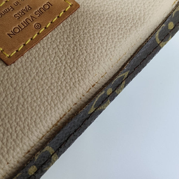 SAC PLAT GM Monogram Coated Canvas Brown