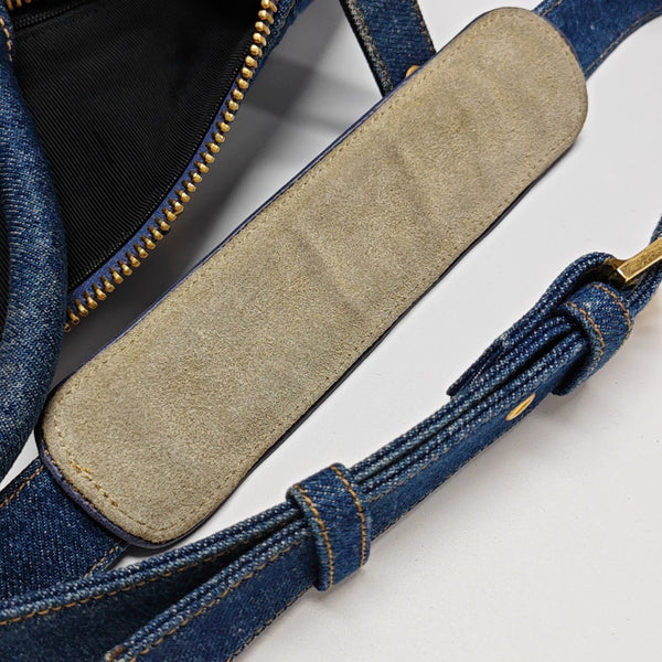 Denim Shoulder Bag Blue