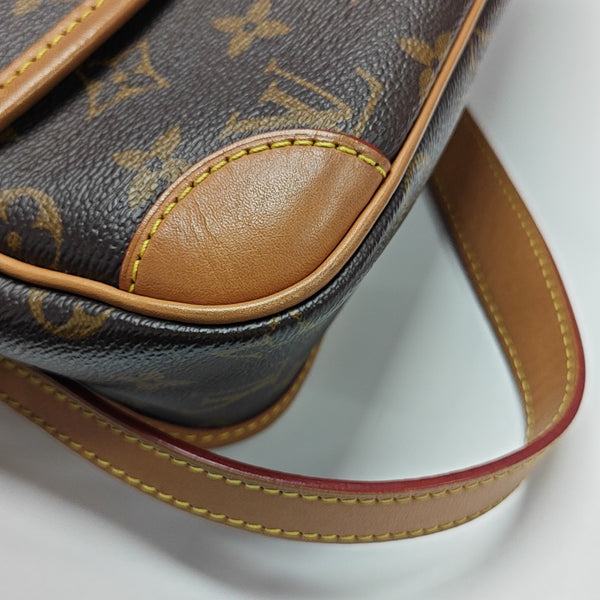 DIANE Monogram Coated Canvas Brown
