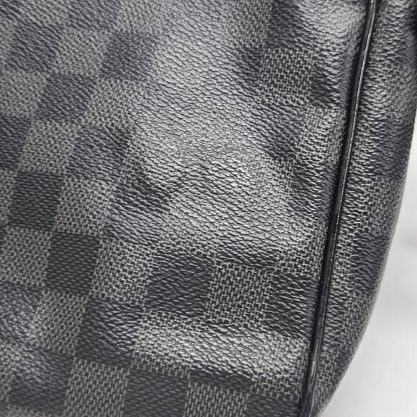 DISTRICT PM Damier Graphite Coated Canvas Gray