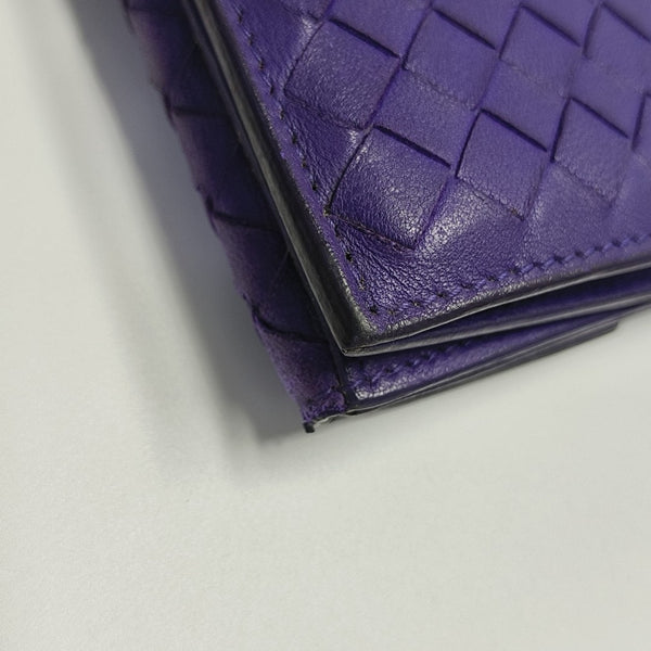 Calfskin Wallet Purple