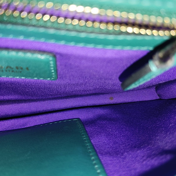 SERPENTI FOREVER Medium Calfskin Green