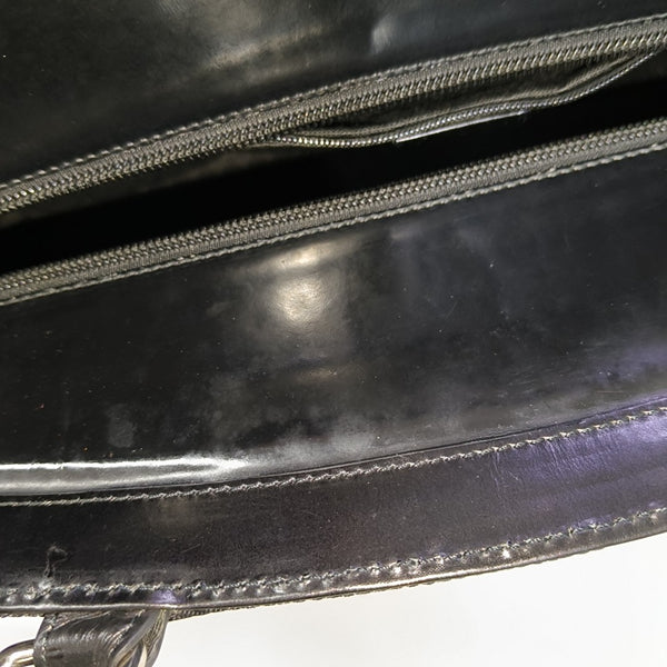 Fabric Shoulder Bag Black