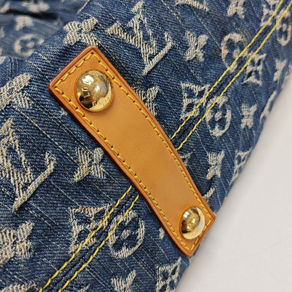 NEO CABBY GM Monogram Denim Blue
