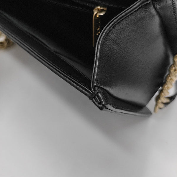 BOY CHANEL Large Quilted Calfskin Black