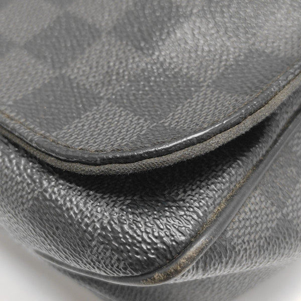DISTRICT MM Damier Graphite Coated Canvas Gray