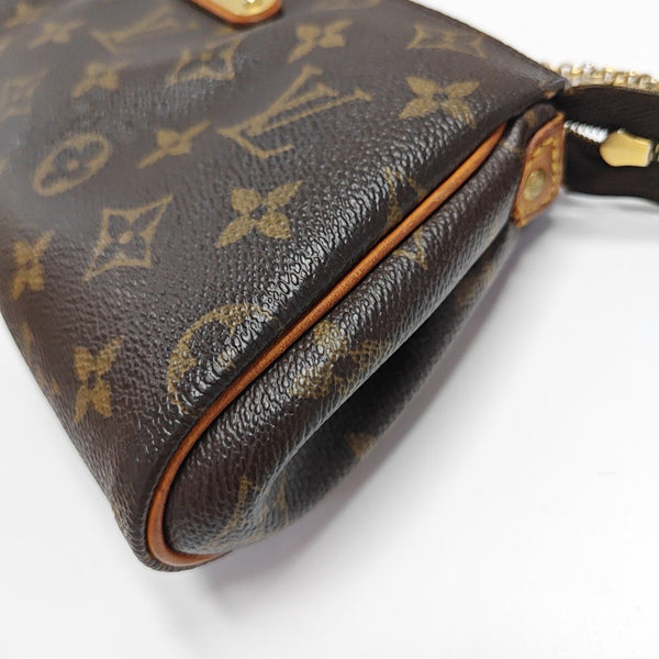 EVA Monogram Coated Canvas Brown