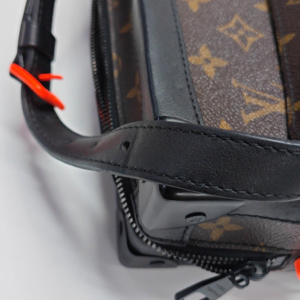 SOFT TRUNK Monogram Coated Canvas Brown