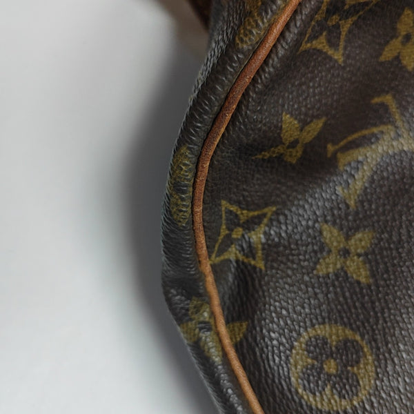 SAUMUR 35 Monogram Coated Canvas Brown