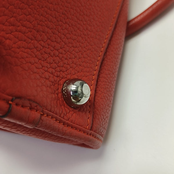 Calfskin Shoulder Bag Red