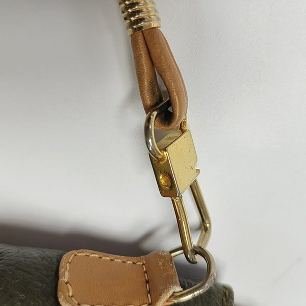 Calfskin Crossbody Bag Brown