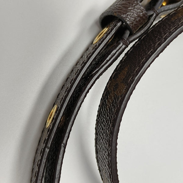 MÉTIS MM Monogram Coated Canvas Brown