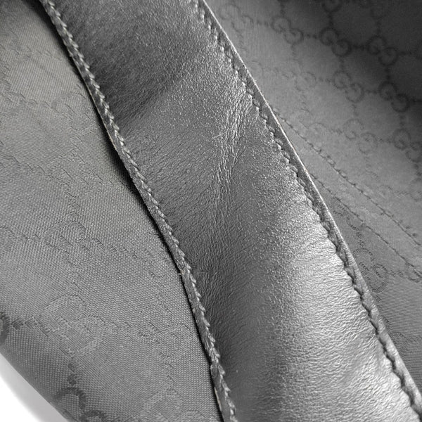 Monogram Canvas Shoulder Bag Black
