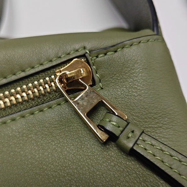 Puzzle Hobo Medium Calfskin Green