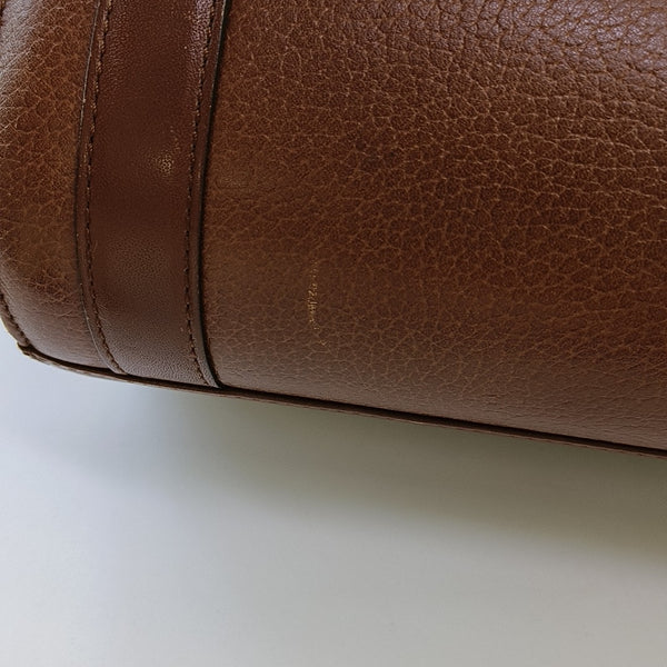 Calfskin Shoulder Bag Brown
