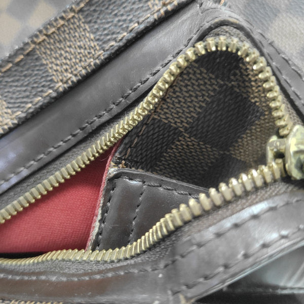 CHELSEA Damier Ebene Coated Canvas Brown