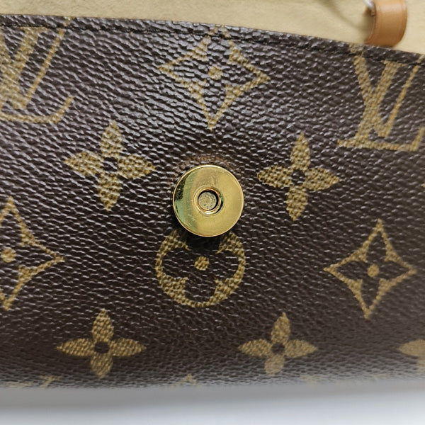 TWIN PM Monogram Coated Canvas Brown