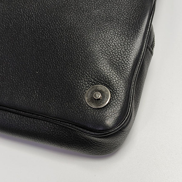 Quilted Grained Calfskin Black