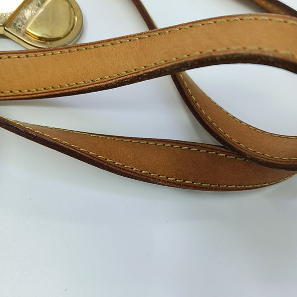 STRESA Monogram Coated Canvas Brown