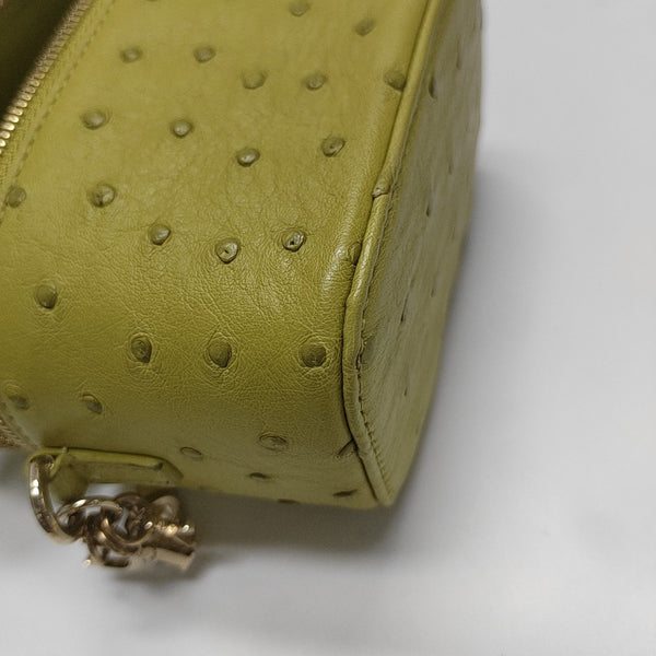 Travel Vanity Ostrich Yellow