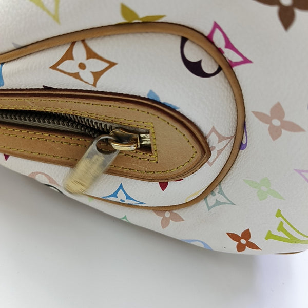 LV × TM PRISCILLA Monogram Coated Canvas White