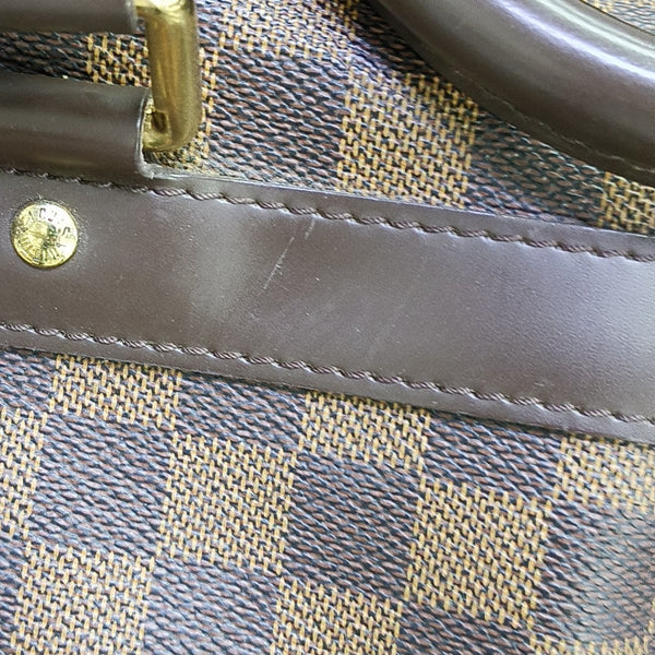 EOLE Damier Ebene Coated Canvas Brown