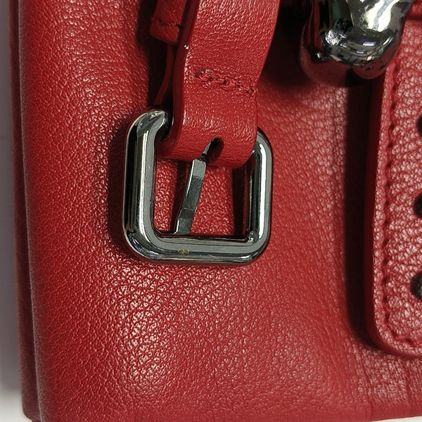 Calfskin Shoulder Bag Red