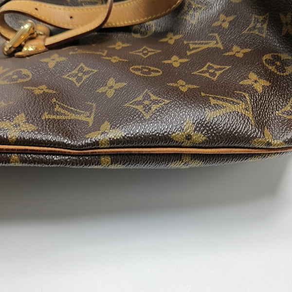 PALERMO GM Monogram Coated Canvas Brown