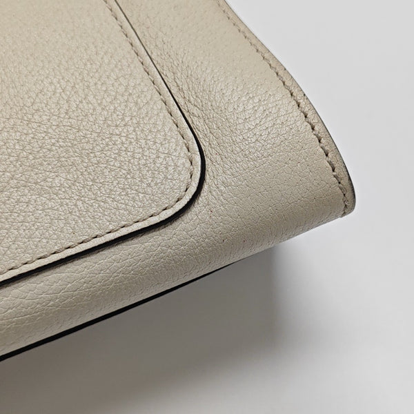 Sylvie Medium Calfskin Beige