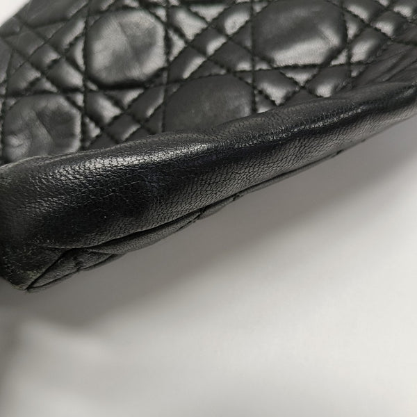Authenticated pre-owned Miss Dior Cannage Calfskin Black - Shoulder Bag at Looply