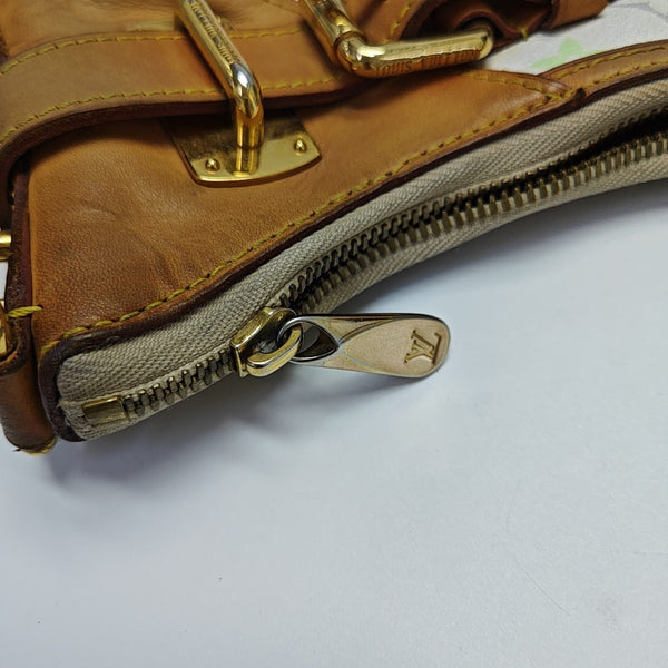 LV × TM GRETA Monogram Coated Canvas White