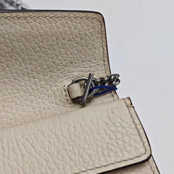 Dionysus Super Mini Calfskin White