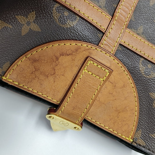 DUFFLE Monogram Coated Canvas Brown