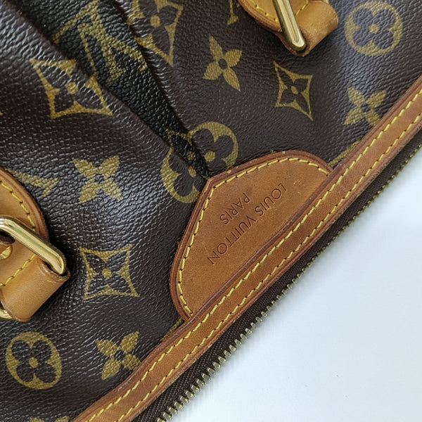 PALERMO PM Monogram Coated Canvas Brown