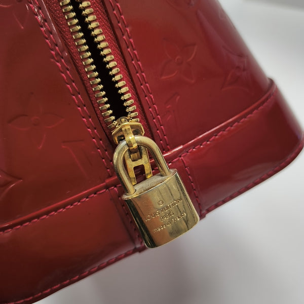 ALMA GM Monogram Calfskin Red