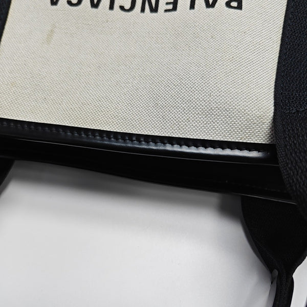 Navy Mini Canvas White