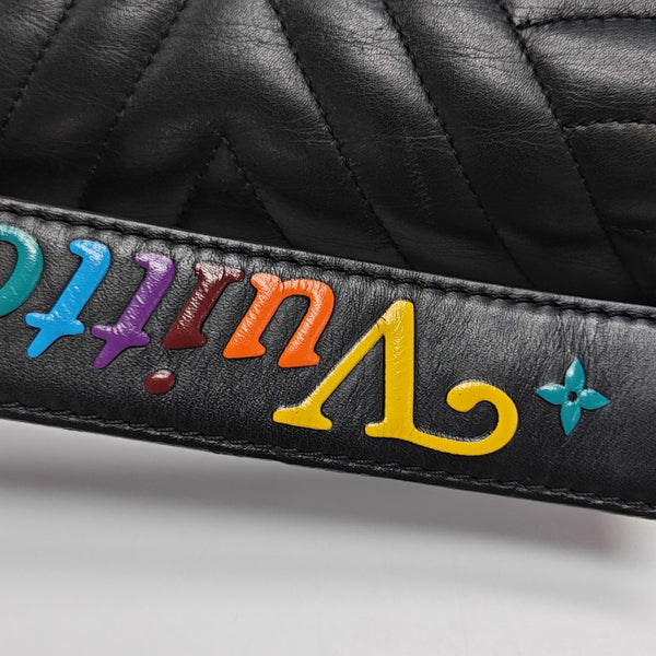 NEW WAVE MM Quilted Calfskin Black